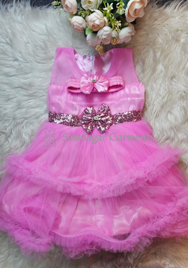 pari frock with headban