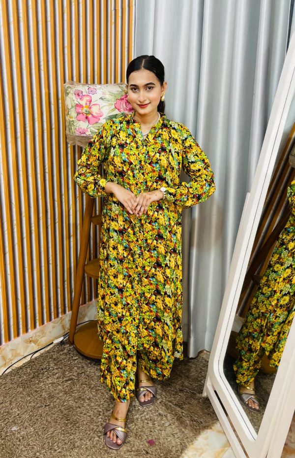 lilen shirt co-ard set