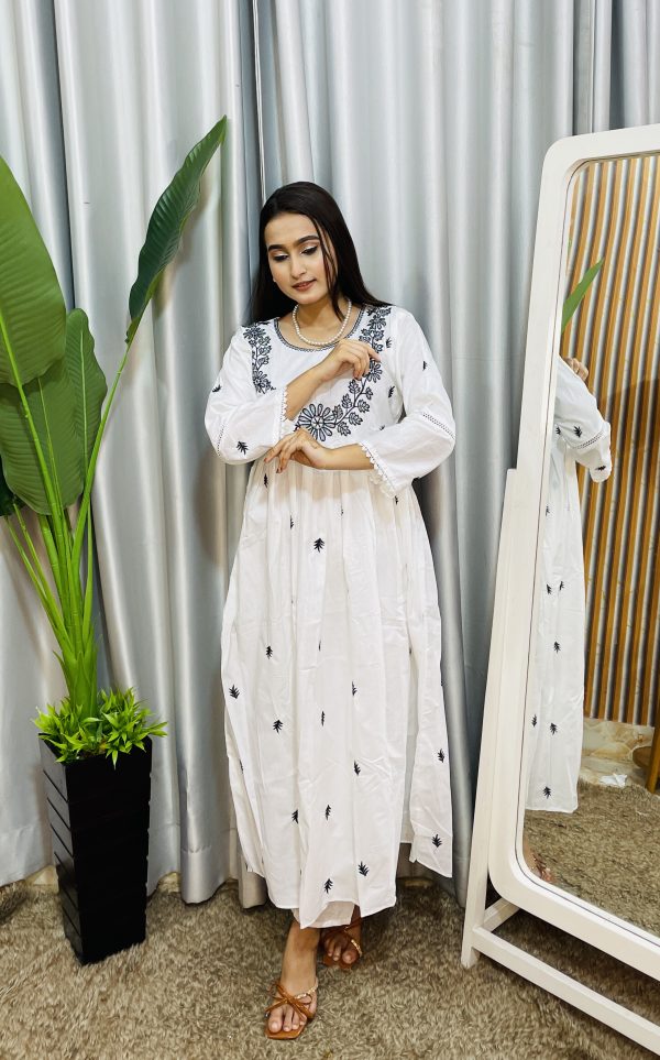 cotton anarkali two ps - Image 3
