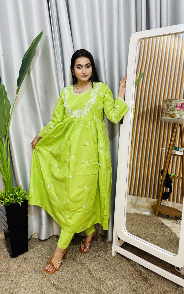 cotton anarkali two ps - Image 3