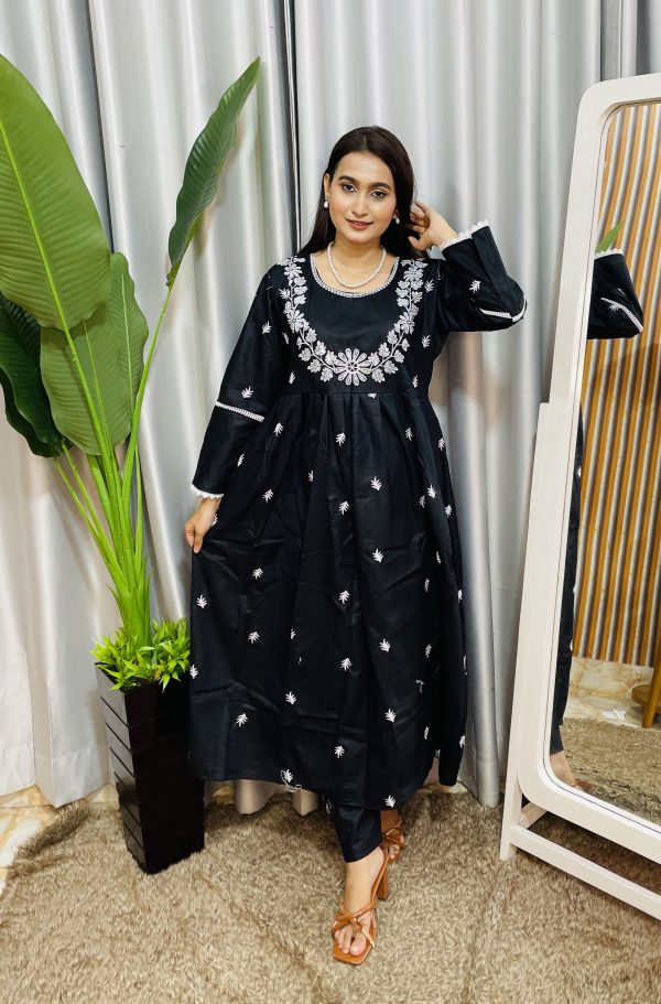 cotton anarkali two ps - Image 3