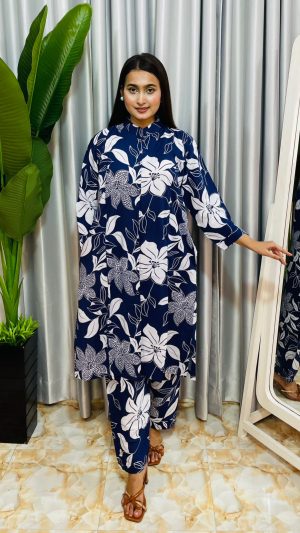 lilen shirt co-ard set