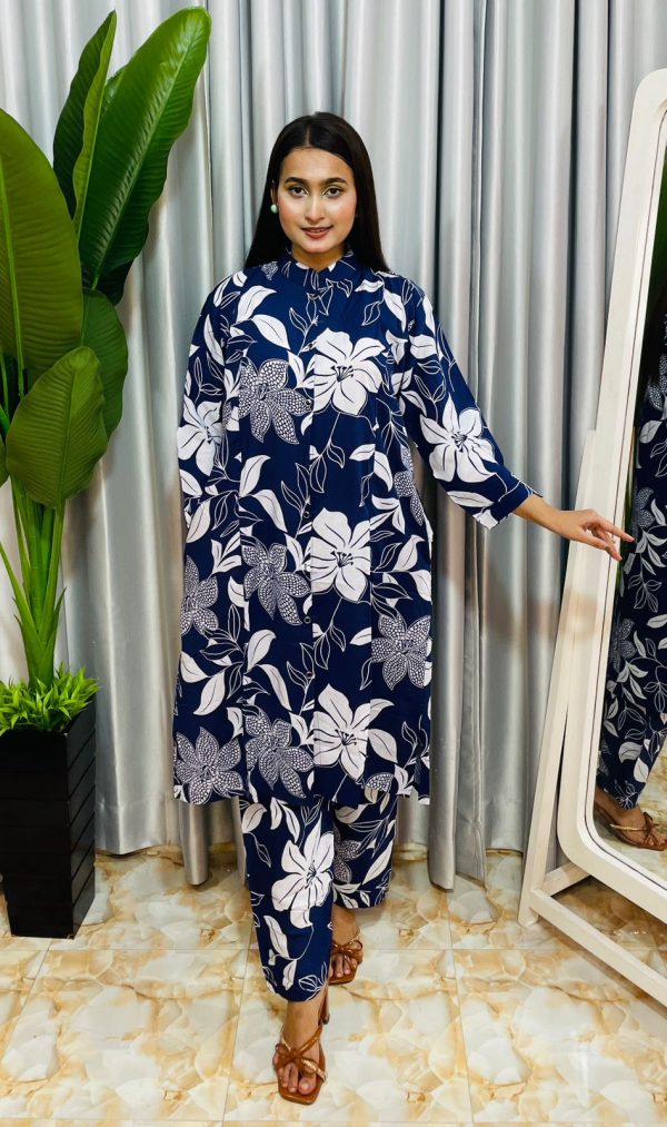lilen shirt co-ard set