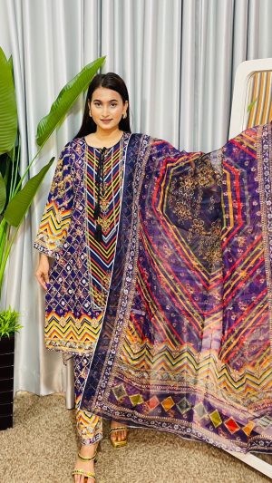 dil nishan pakistani style royale blue