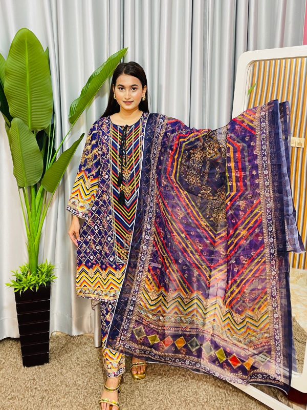 dil nishan pakistani style royale blue