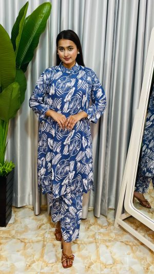lilen shirt co-ard set