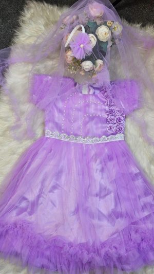 pari frock with orna+ban