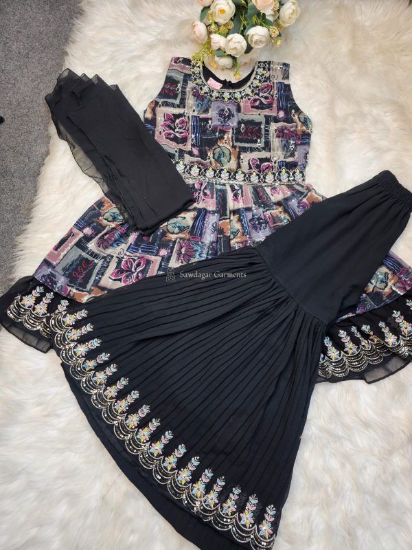 pakistani inspire kids gharara set