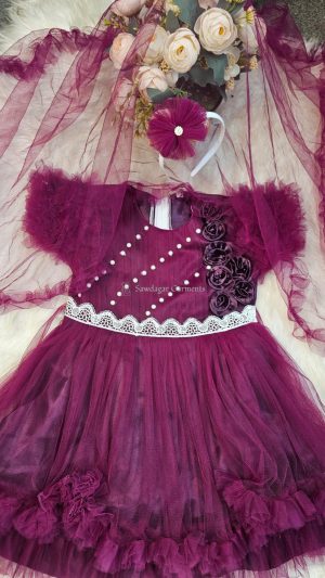 pari frock with orna+ban