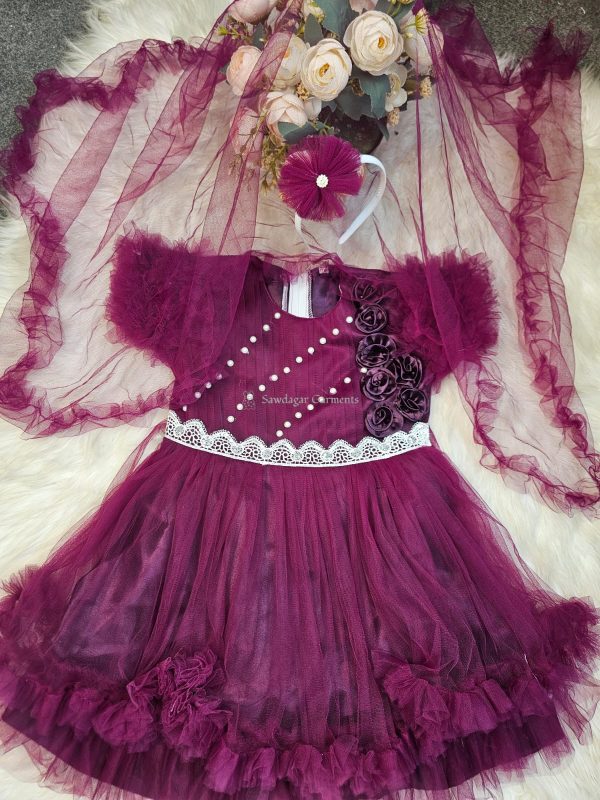 pari frock with orna+ban